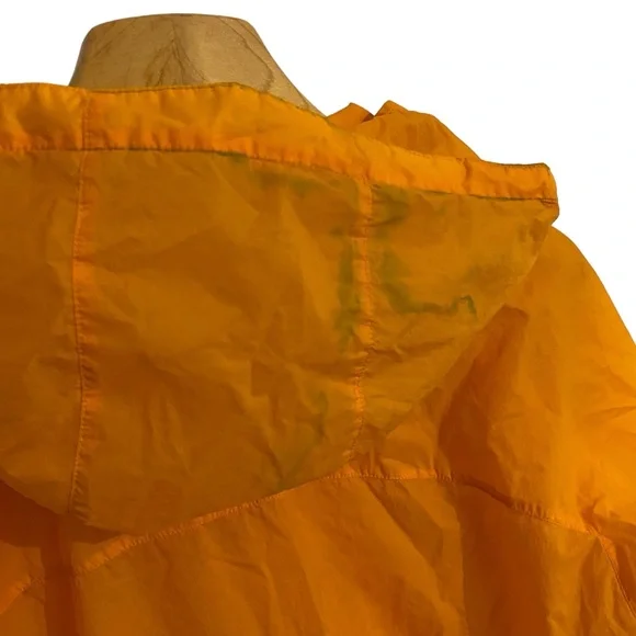 Patagonia Dragonfiy Ultralight Hiking Shell Mens S Orange Anorak Pullover 24020 - Picture 7 of 9